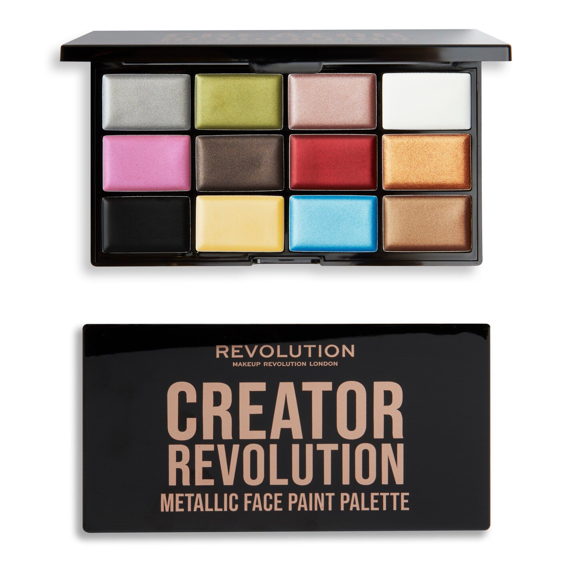 Creator Revolution SFX Metallic Face Paint Palette 