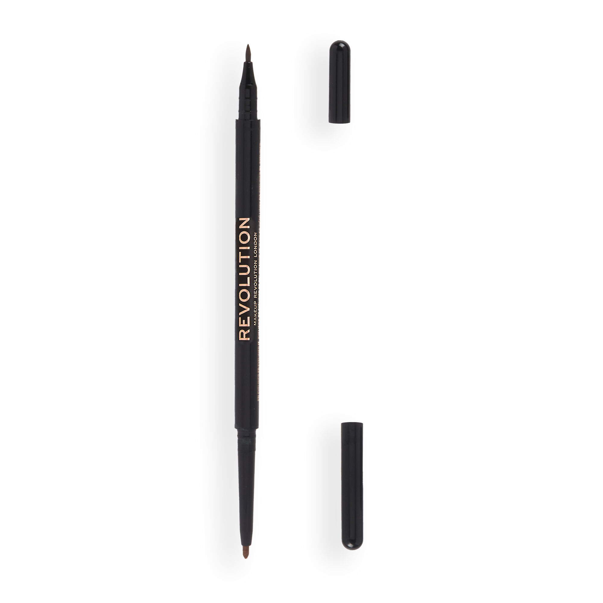 Makeup Revolution Felt & Kohl Eyeliner Brown 