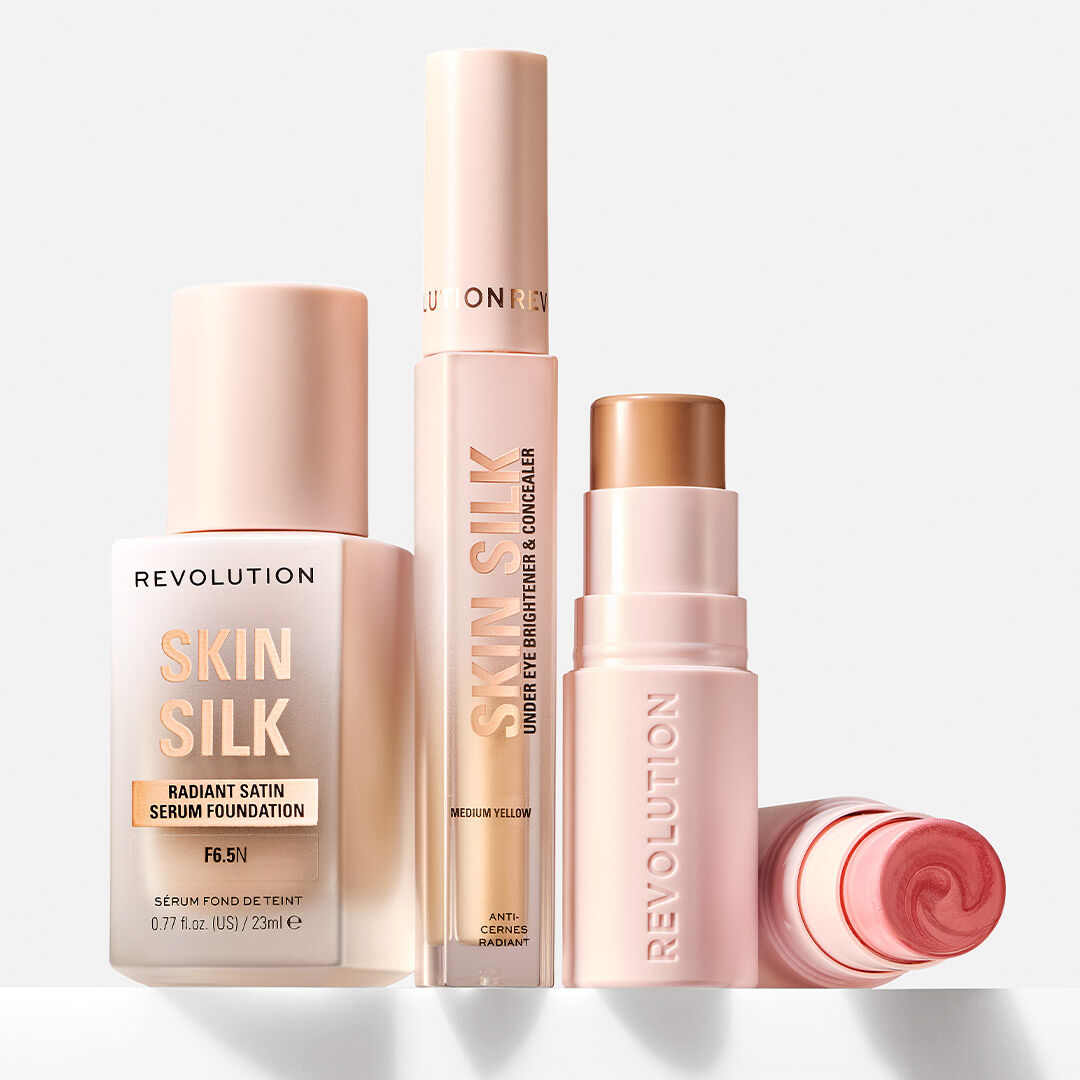 Revolution Skin Silk Radiant Satin Skin Routine 